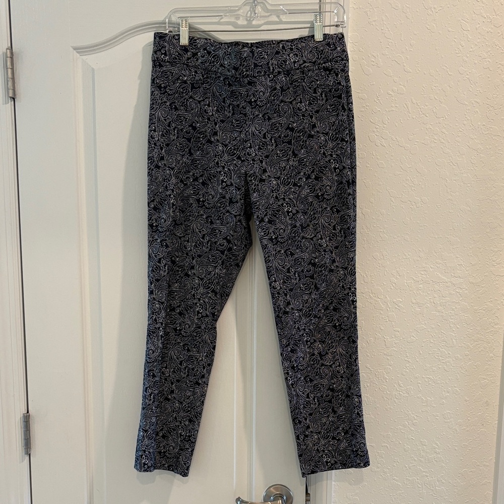 Black and white Patterned Pants